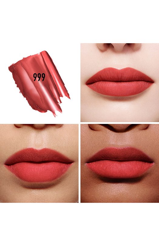 фото Рефил бальзама для губ с матовым финишем rouge dior matte balm, оттенок 999 (3.5g) dior