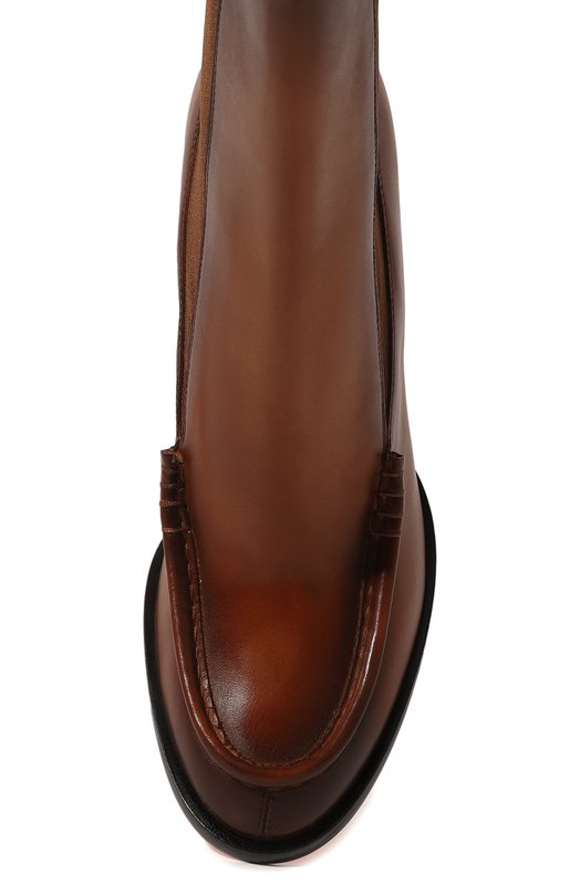 фото Кожаные ботильоны santoni