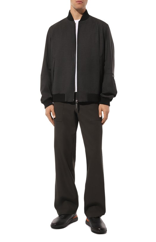 фото Кожаные кроссовки santoni