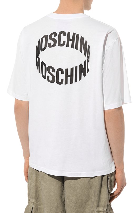 фото Хлопковая футболка moschino