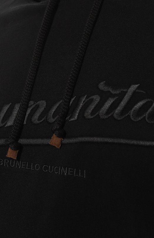 фото Хлопковое худи brunello cucinelli