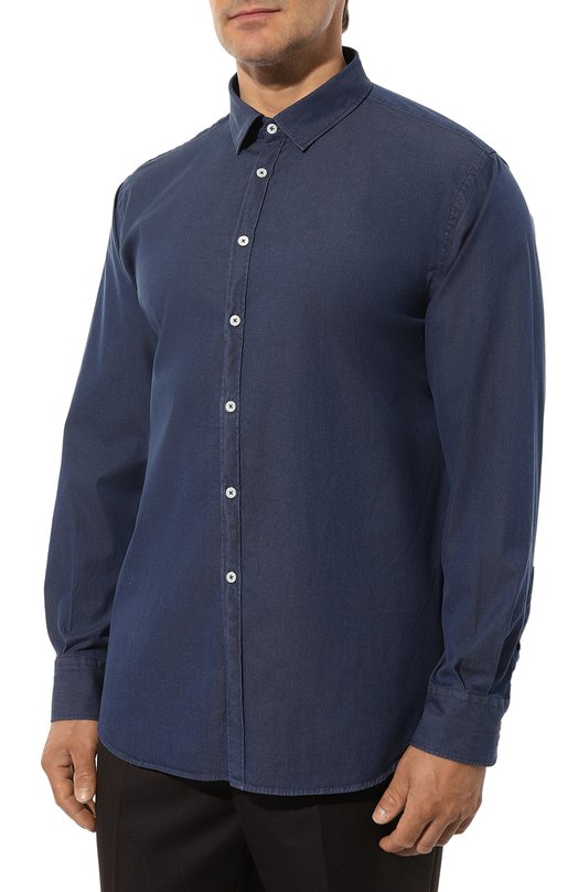 фото Хлопковая рубашка canali