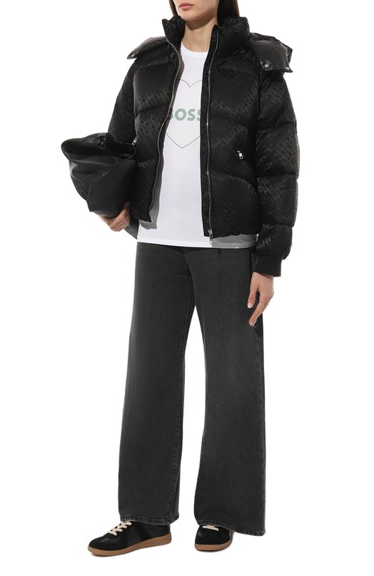 фото Хлопковая футболка boss