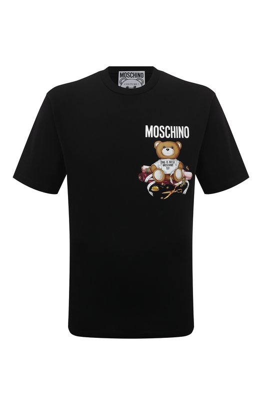 фото Хлопковая футболка moschino