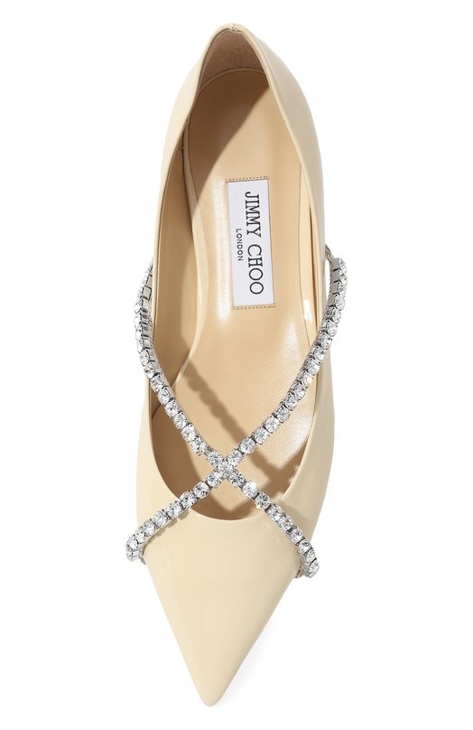 фото Кожаные балетки genevi jimmy choo