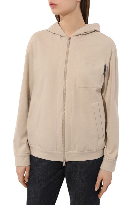 фото Хлопковая толстовка brunello cucinelli