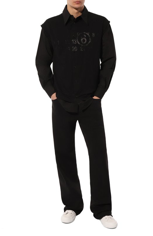 фото Хлопковая рубашка mm6