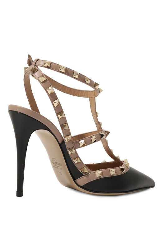 фото Кожаные туфли rockstud valentino