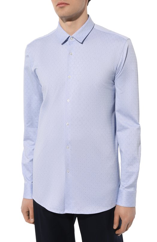 фото Хлопковая рубашка hugo