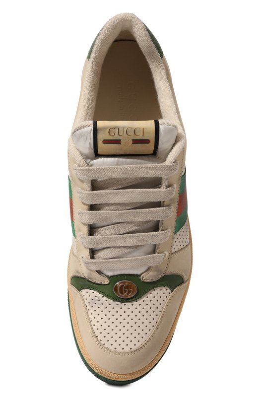 фото Кожаные кеды screener gucci