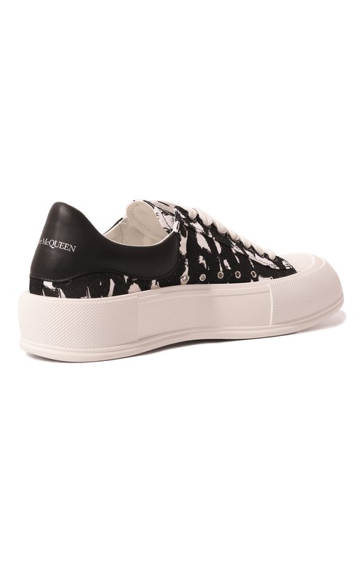 фото Текстильные кеды deck plimsoll alexander mcqueen