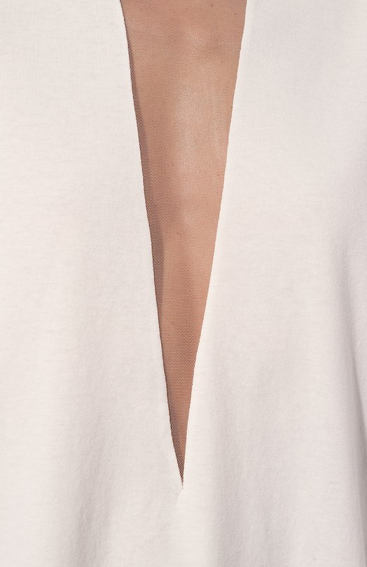 фото Хлопковая футболка mm6