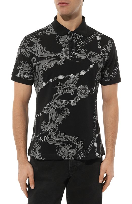 фото Хлопковое поло versace jeans couture