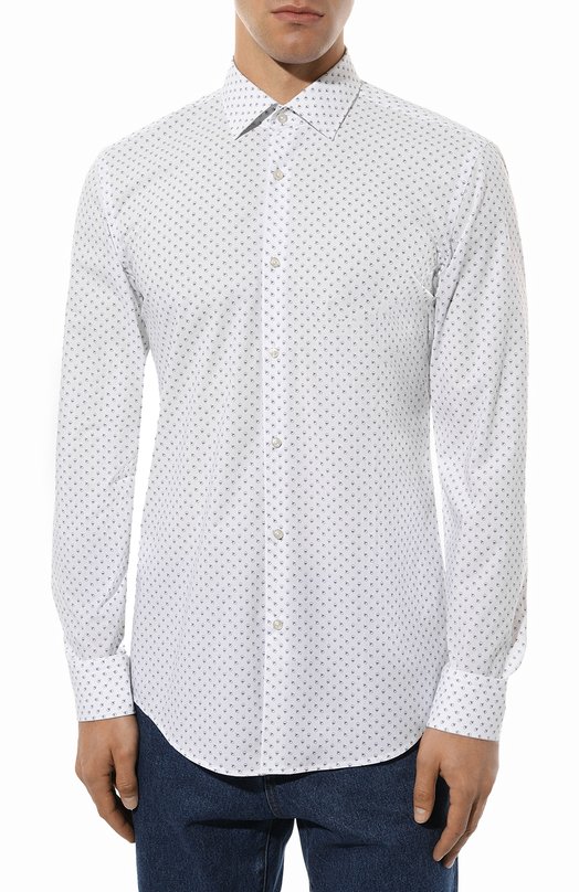 фото Хлопковая рубашка hugo