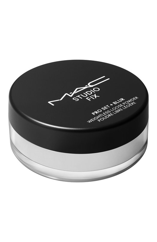 фото Рассыпчатая пудра studio fix pro set + blur weightless loose powder, оттенок translucent (10g) mac