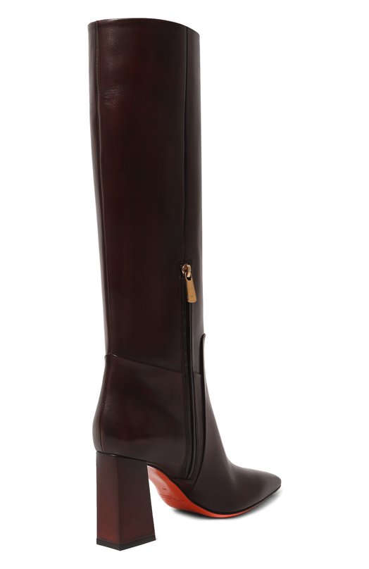 фото Кожаные сапоги santoni