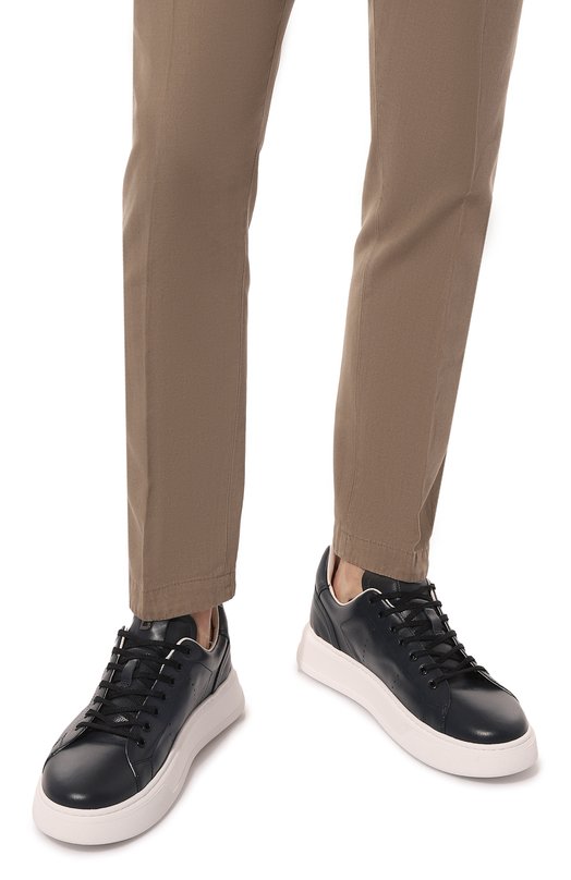 фото Кожаные кеды milan bogner