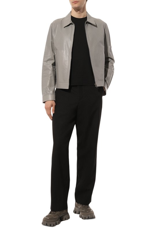 фото Кожаная куртка prada