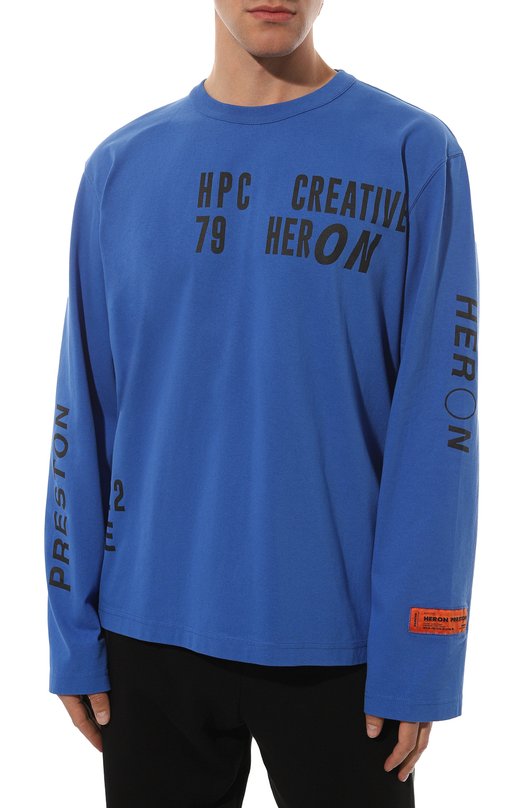 фото Хлопковый лонгслив heron preston