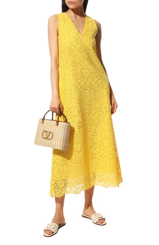 фото Хлопковое платье loro piana