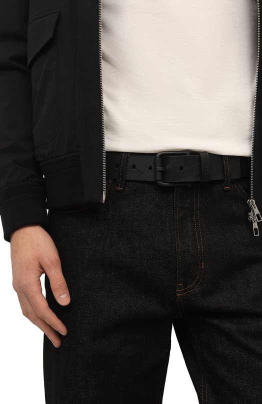 фото Кожаный ремень boss