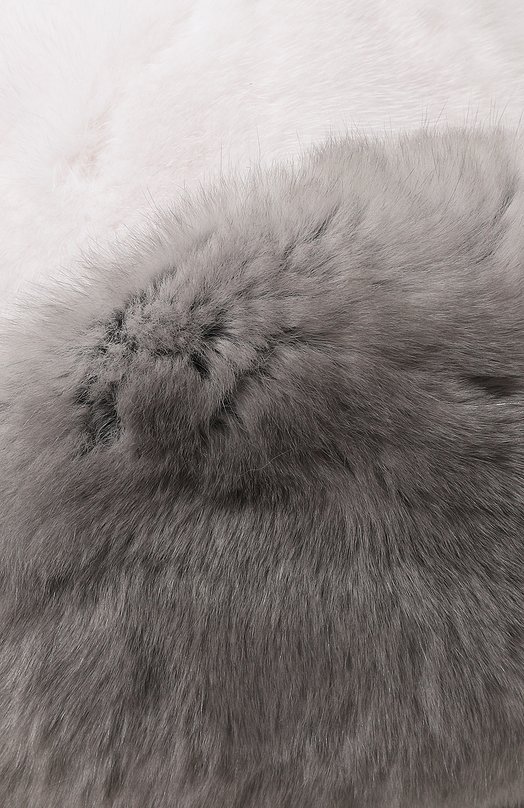 фото Шапка-ушанка сандра из меха норки и шиншиллы furland