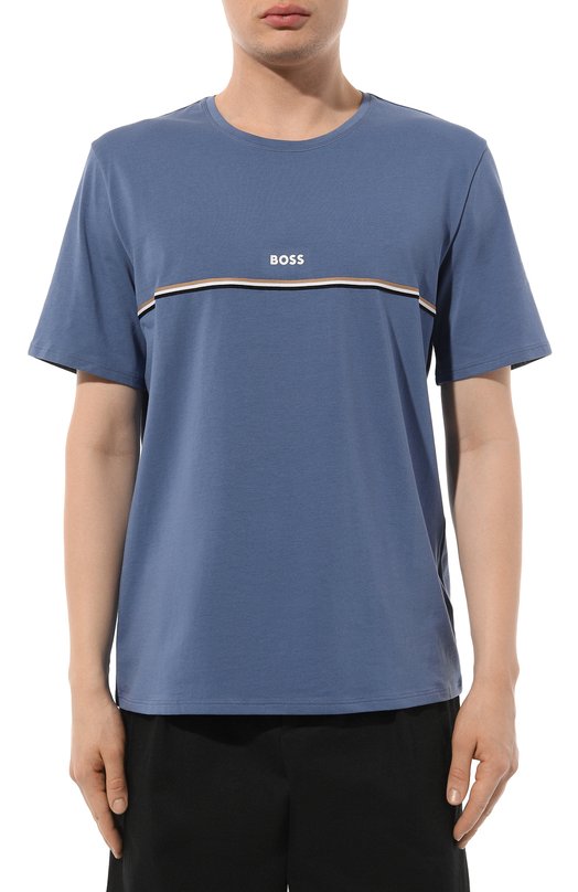 фото Хлопковая футболка boss