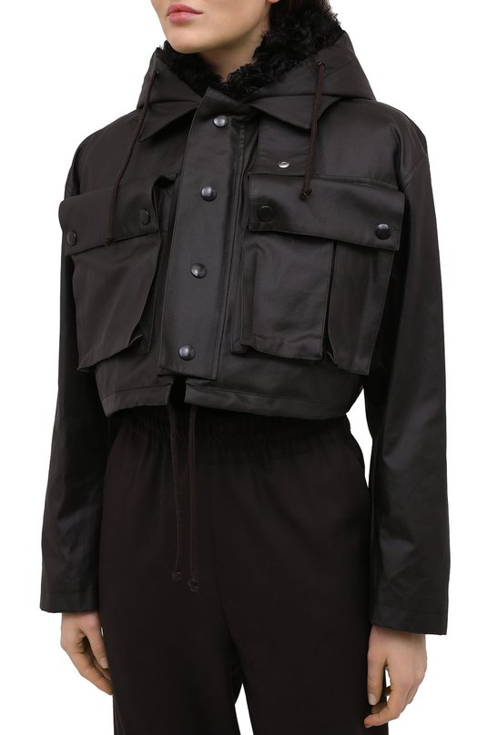 фото Куртка с меховой подкладкой bottega veneta