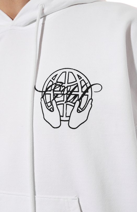 фото Хлопковое худи off-white