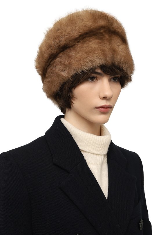 фото Шапка-кубанка из меха норки и соболя kussenkovv