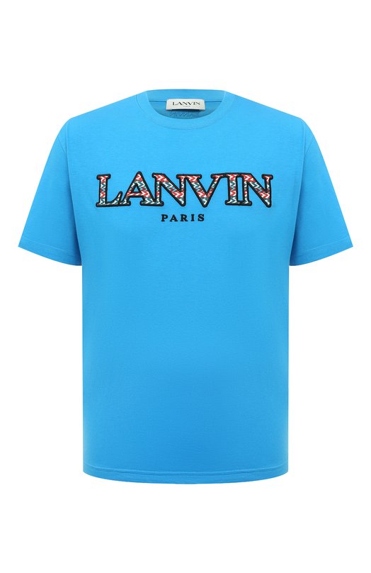 фото Хлопковая футболка lanvin