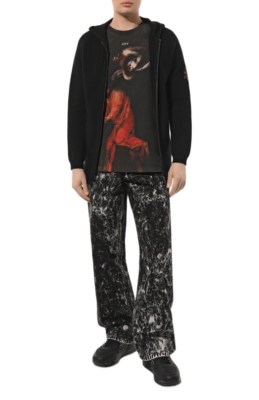 фото Хлопковая футболка off-white