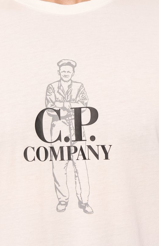 фото Хлопковая футболка c.p. company