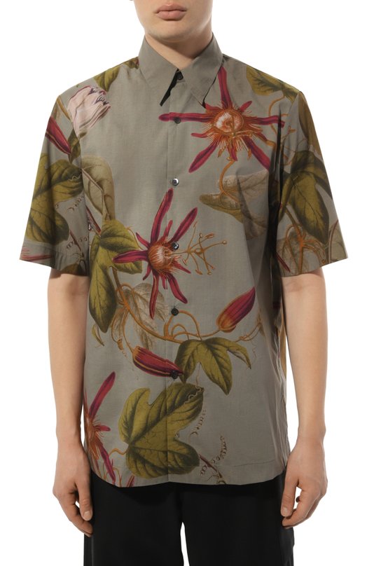фото Хлопковая рубашка dries van noten