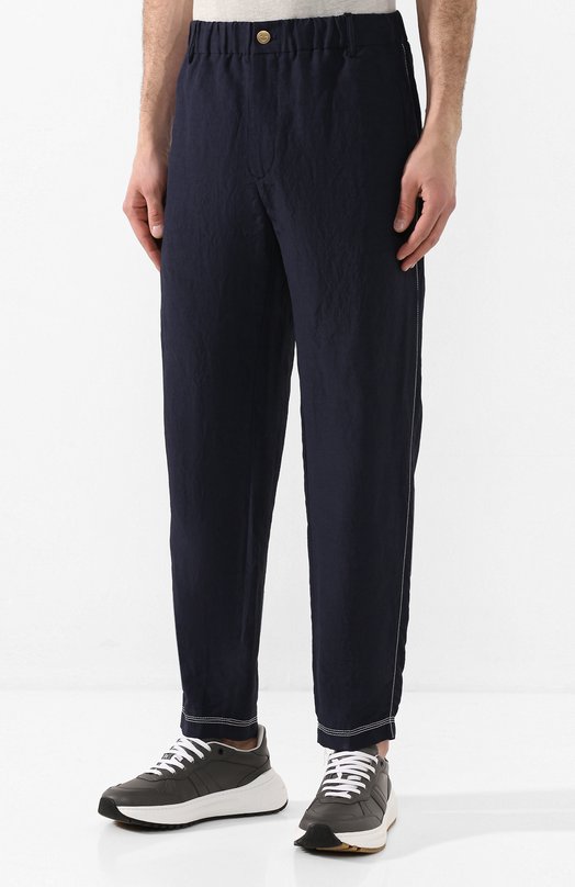 фото Брюки из смеси вискозы и льна giorgio armani