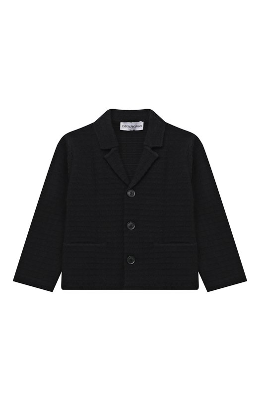 Хлопковый пиджак Emporio Armani
