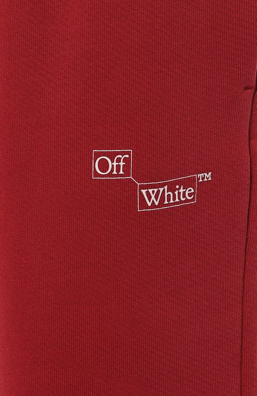 фото Хлопковые брюки off-white