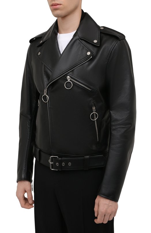 фото Кожаная куртка off-white