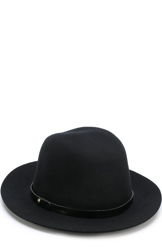 фото Шерстяная шляпа с кожаным ремешком rag&bone
