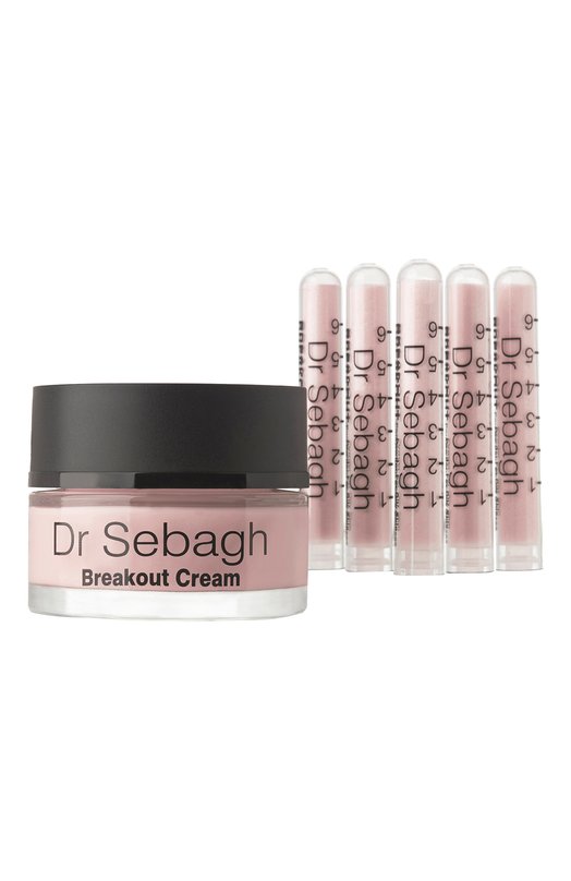фото Комплекс для жирной кожи и кожи с акне breakout. antibacterial powder + breakout cream dr sebagh