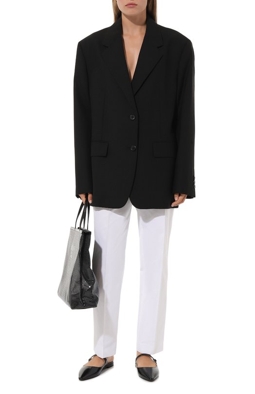 фото Хлопковые брюки prada