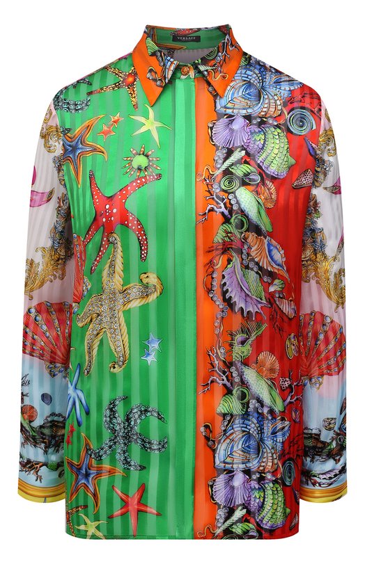 фото Шелковая рубашка versace