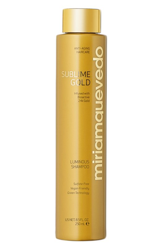 фото Золотой шампунь для сияния волос sublime gold (250ml) miriamquevedo
