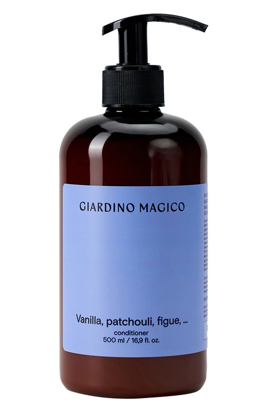 фото Питательный кондиционер для волос vanilla, patchouli, figue (500ml) giardino magico