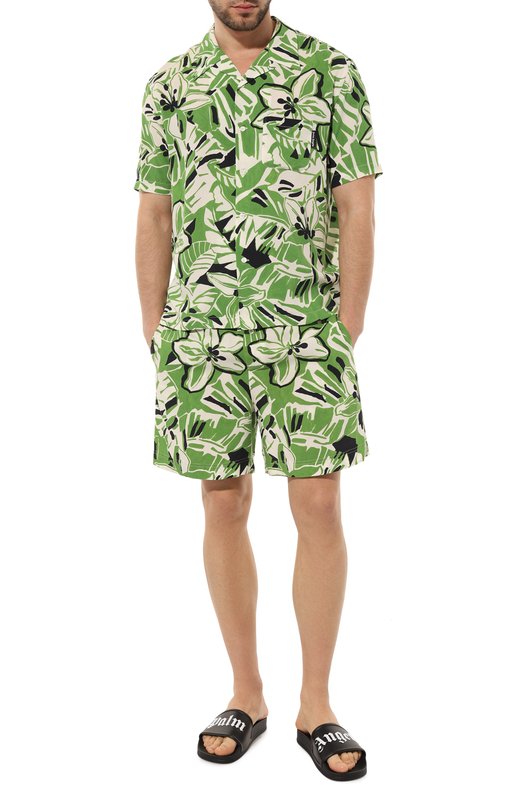 фото Рубашка из вискозы palm angels