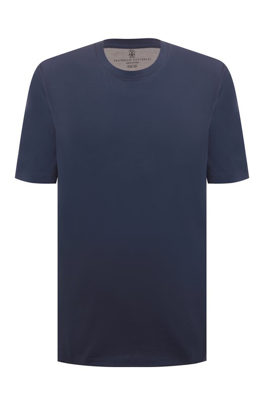 фото Хлопковая футболка brunello cucinelli