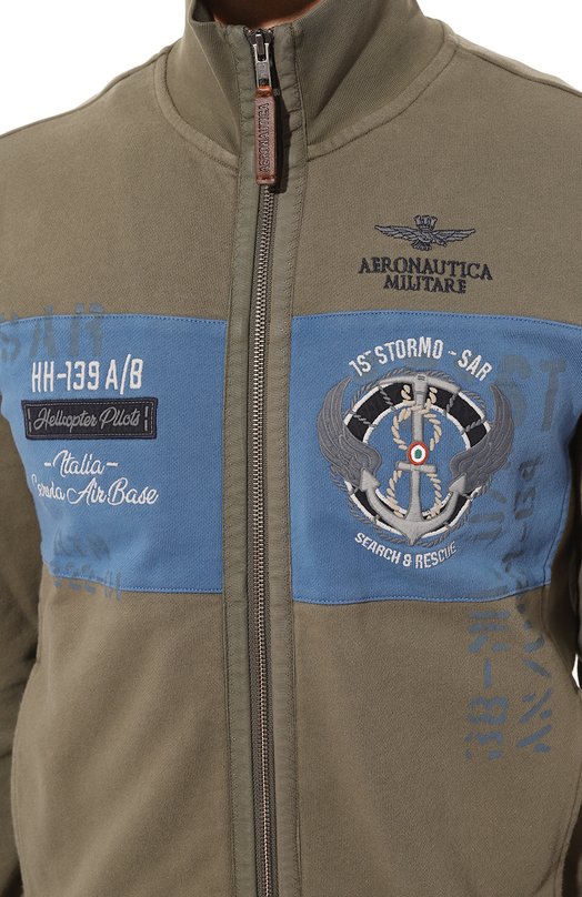 фото Хлопковая толстовка aeronautica militare