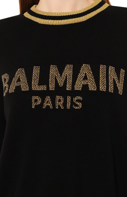 фото Пуловер из шерсти и кашемира balmain