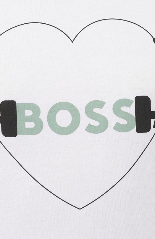 фото Хлопковая футболка boss