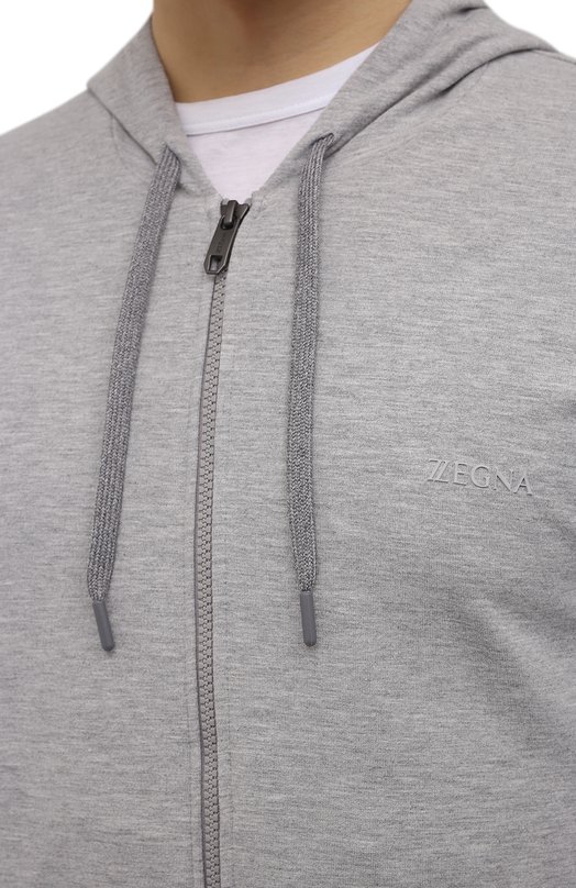 фото Толстовка из вискозы и хлопка ermenegildo zegna